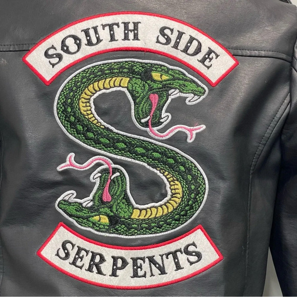 RIVERDALE South Side Serpents Biker Jacket Size Small - Picture 5 of 8